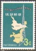 Ryu Kyu 162 Estação de Televisão Mapa NNN (Japão) aa0212