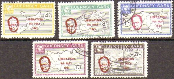 Guernsey-Sark 76/80 Barcos Mapas U (Inglaterra) aa0084