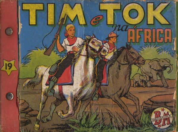 Novissima Biblioteca Mirim nº 19 Tim e Tok na África Ebal